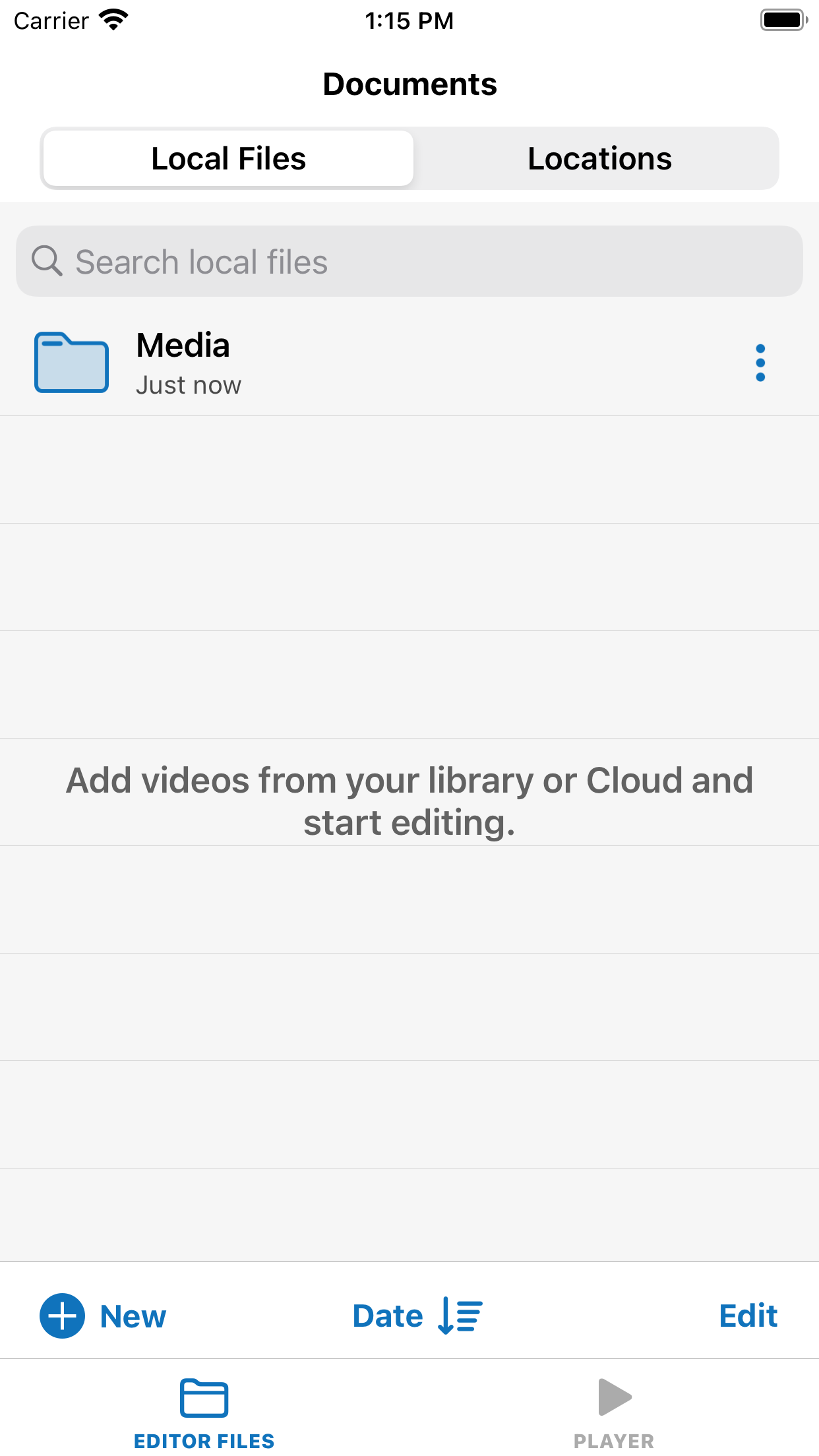 App screenshot img
